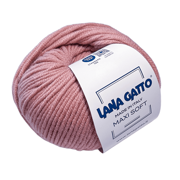 MAXI SOFT Lana Gatto пряжа 100% вовна мериноса екстрафайн 50г/90м 14393 14393ms фото