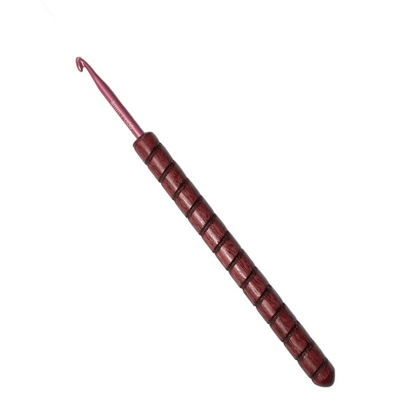 Гачок в'язальний з дерев'яною ручкою addi UNICORN PURPLEHEART 6 мм addipurpleheart6 фото