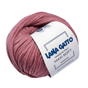 MAXI SOFT Lana Gatto пряжа 100% вовна мериноса екстрафайн 50г/90м 14445 14445ms фото