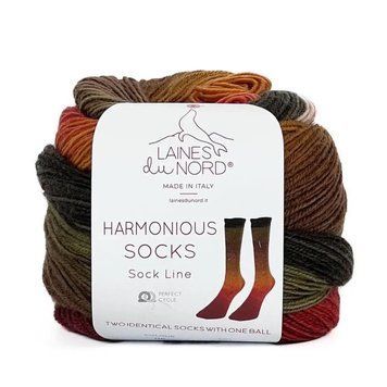 HARMONIOUS SOCKS Laines du Nord пряжа шкарпеткова 75% вовна, 25% нейлон 100г/420м градієнт 5 5hs фото