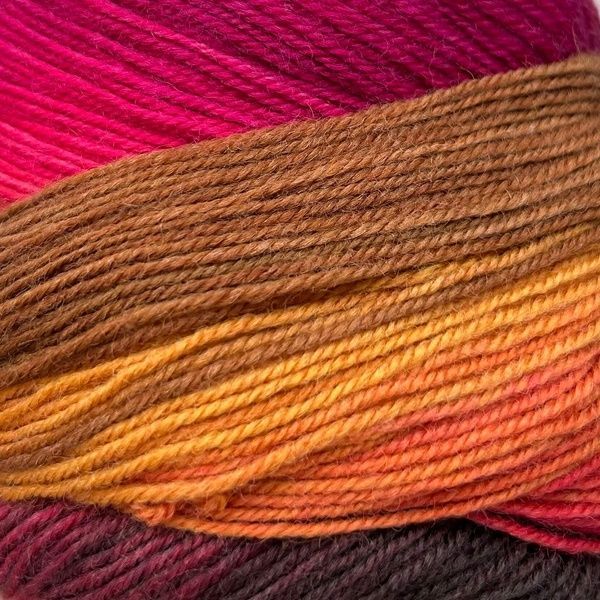 HARMONIOUS SOCKS Laines du Nord пряжа шкарпеткова 75% вовна, 25% нейлон 100г/420м градієнт 8 8hs фото