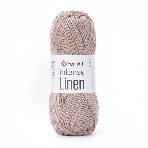 LINEN INTENCE YarnArt пряжа вискоза 55%, лен 45% 50г/175м 4103 пудровый розовый 4103li фото