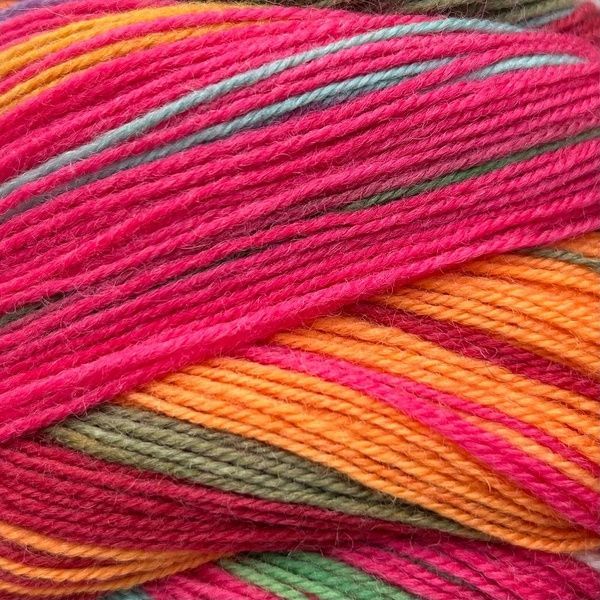 INDULGENCE SOCKS Laines du Nord пряжа шкарпеткова 75% вовна, 25% нейлон 100г/420м смужки 3 3is фото