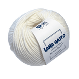 MAXI SOFT Lana Gatto пряжа 100% вовна мериноса екстрафайн 50г/90м 10001 10001ms фото