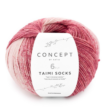TAIMI&nbsp;Premium&nbsp;Socks & More Katia Concept пряжа шкарпеткова 75% вовна, 25% поліамід 150г/400м 103 103t фото