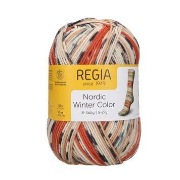 NORDIC WINTER Regia 8-ply пряжа шкарпеткова 75% вовна, 25% поліамід 150г/300м 3047 3047nw фото