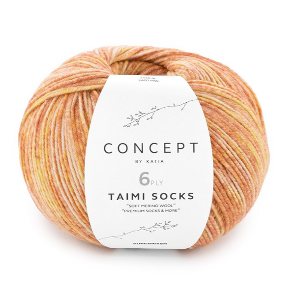 TAIMI&nbsp;Premium&nbsp;Socks & More Katia Concept пряжа носочная 75% шерсть, 25% полиамид 150г/400м 104 104t фото