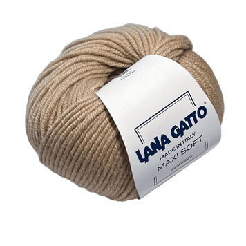 MAXI SOFT Lana Gatto пряжа 100% вовна мериноса екстрафайн 50г/90м 14522 14522ms фото