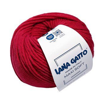 MAXI SOFT Lana Gatto пряжа 100% вовна мериноса екстрафайн 50г/90м 12246 12246ms фото