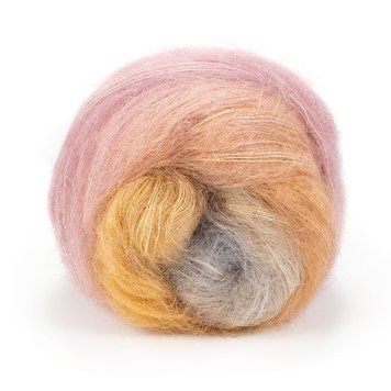 POEMA MOHAIR Laines du Nord пряжа 70% кідмохер, 30% шовк 50г/420м 4 4pm фото