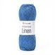LINEN INTENCE YarnArt пряжа вискоза 55%, лен 45% 50г/175м 4128 синий джинс 4128li фото