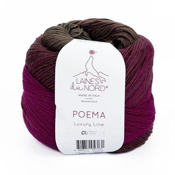POEMA Laines du Nord пряжа 100% вовна мериноса екстрафайн 150г/600м 809 809p фото