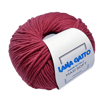 MAXI SOFT Lana Gatto пряжа 100% вовна мериноса екстрафайн 50г/90м 14592 14592ms фото