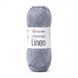 LINEN INTENCE YarnArt пряжа вискоза 55%, лен 45% 50г/175м 4132 серый 4132li фото